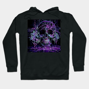 Skulls and flowers Hoodie